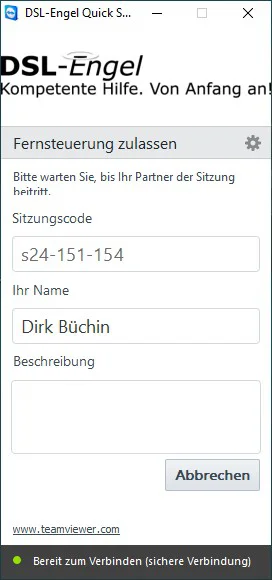 TeamViewer Fernwartung